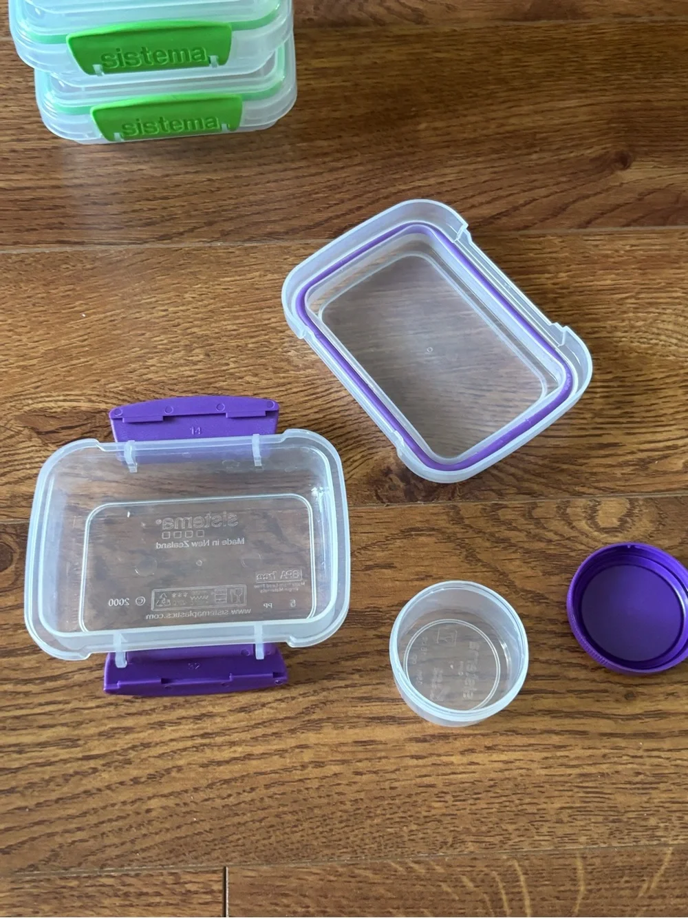 Sistema Clear Food Storage Set snack size set of 7